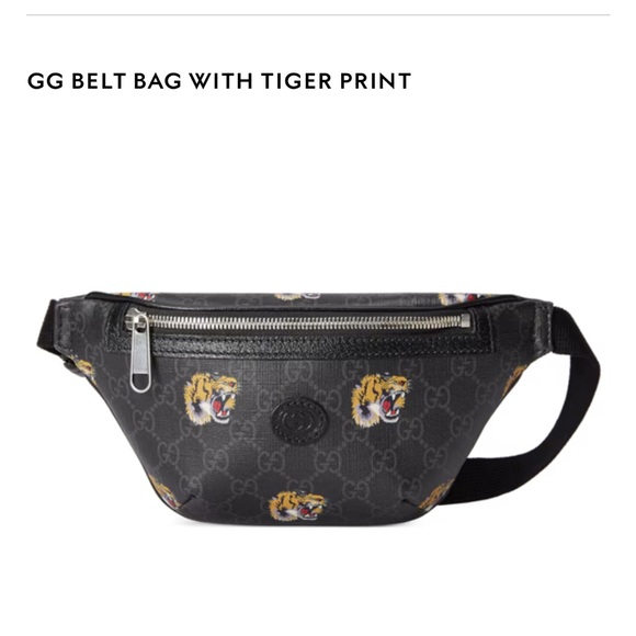 GG BELT BAG WITH TIGER PRINT - Picture 8 of 10